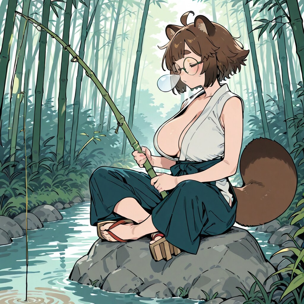 流れにまかせて