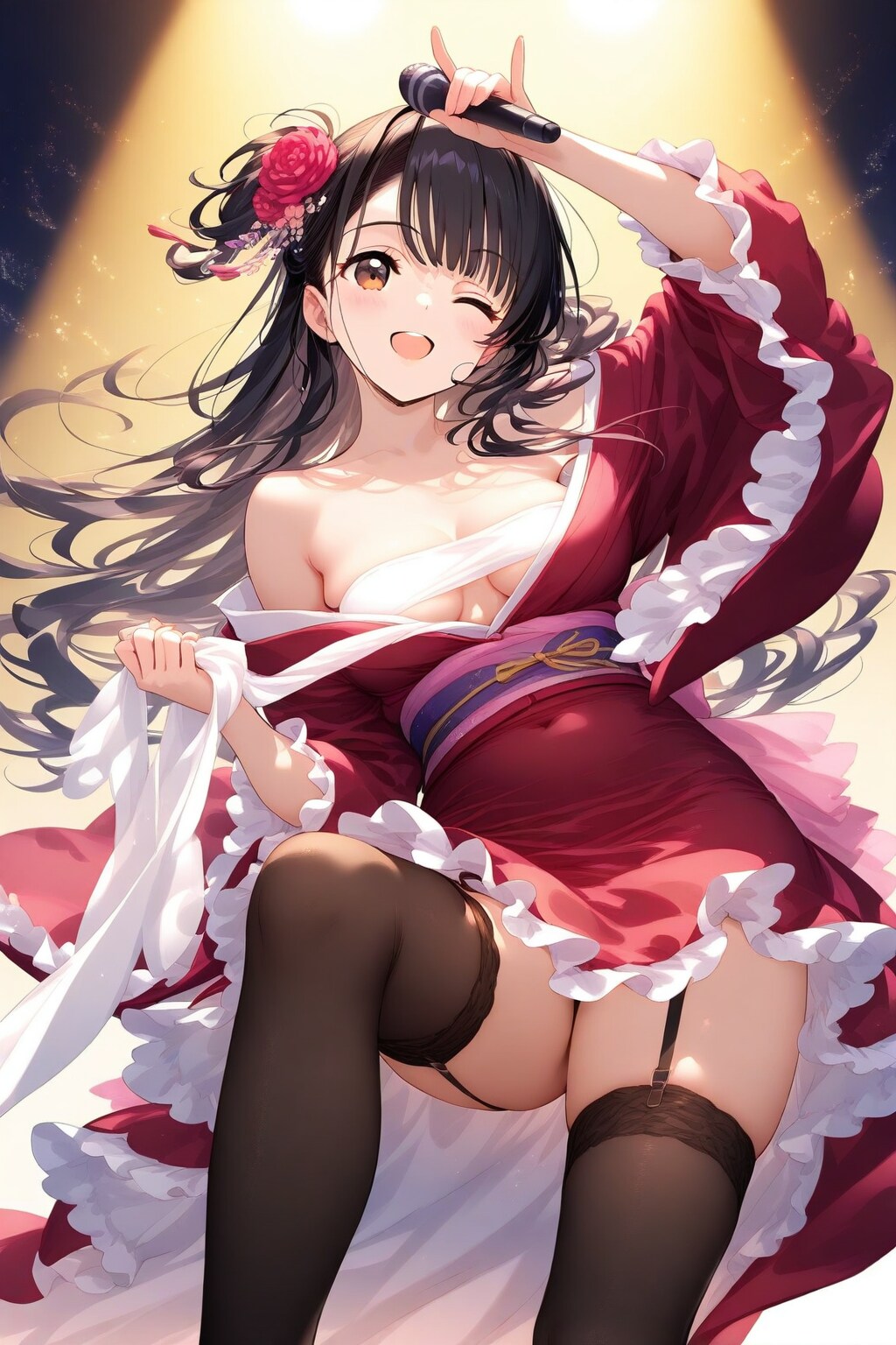 熱いライブで暑くなっちゃう