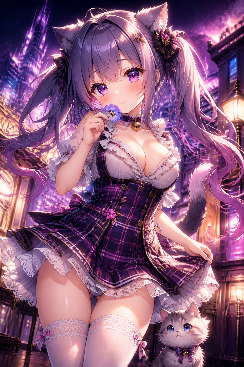 紫ツイにゃん