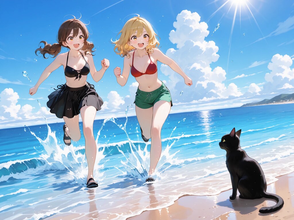 コナエミと黒猫ちゃん