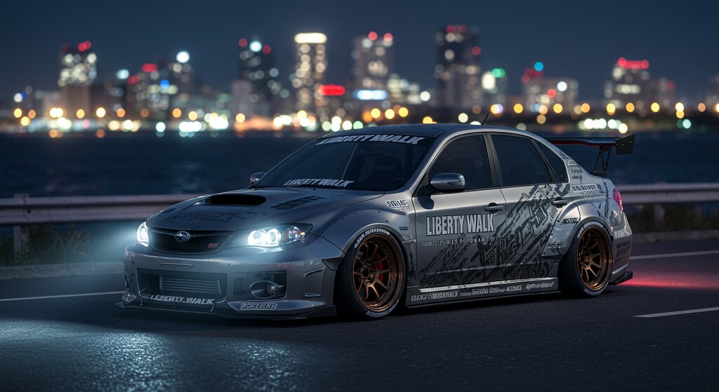 リバティーウォークWRXのドリ車