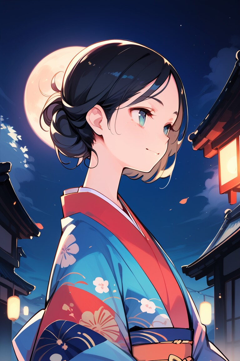 月下美人 | の人気AIイラスト・グラビア