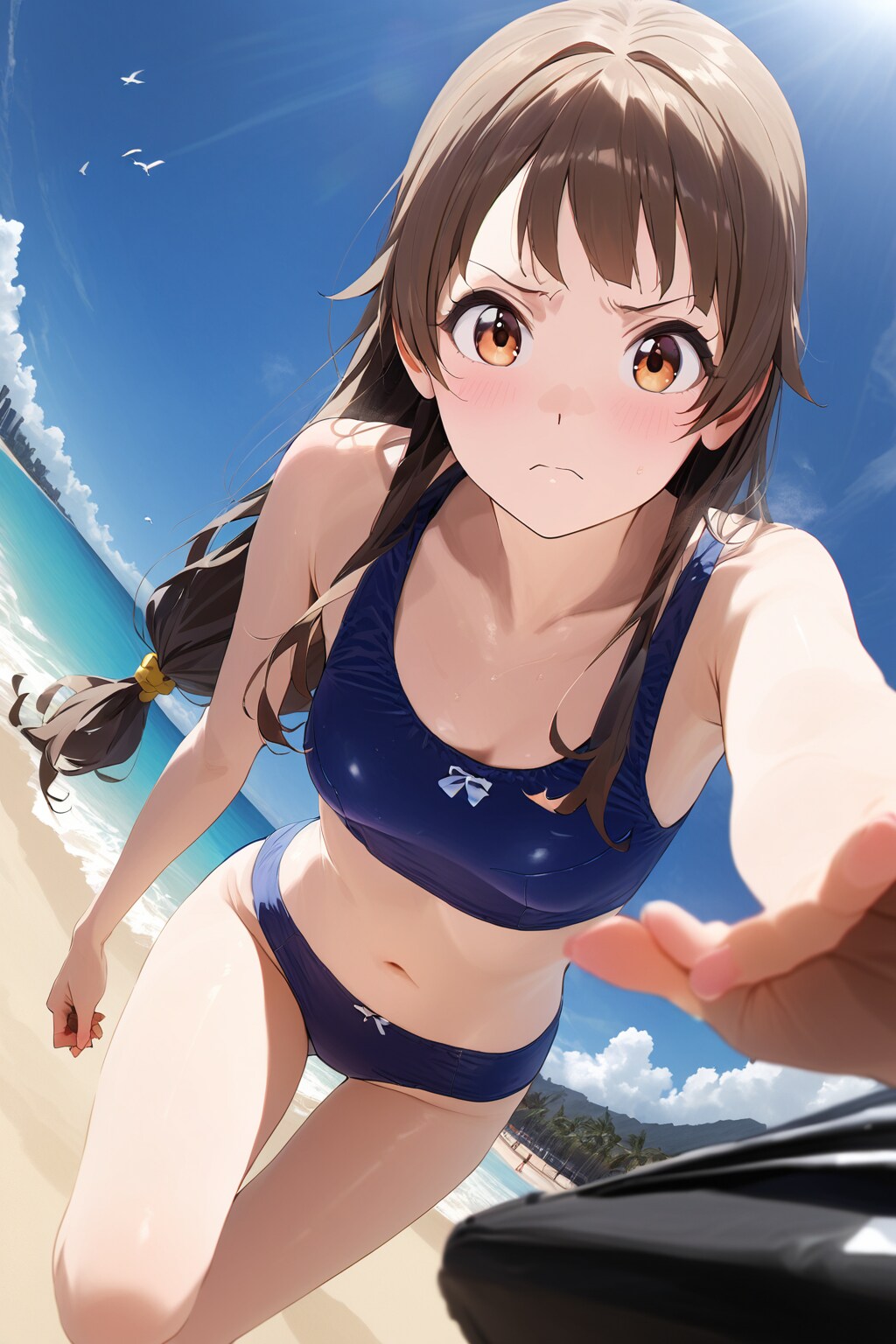 水着返しなさいよっ！💢