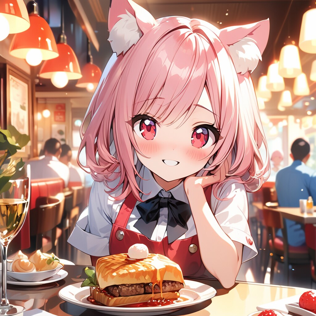 ウェイトレスに挑戦