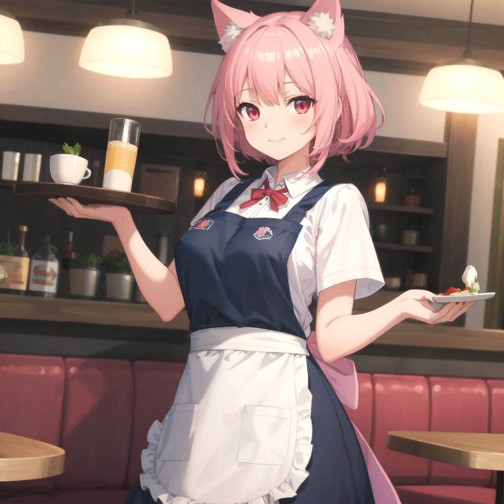 ウェイトレスに挑戦