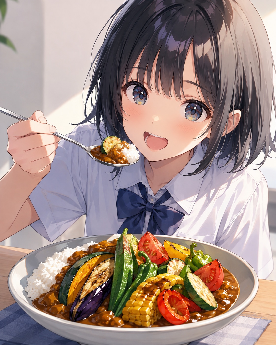 夏野菜カレー | の人気AIイラスト・グラビア