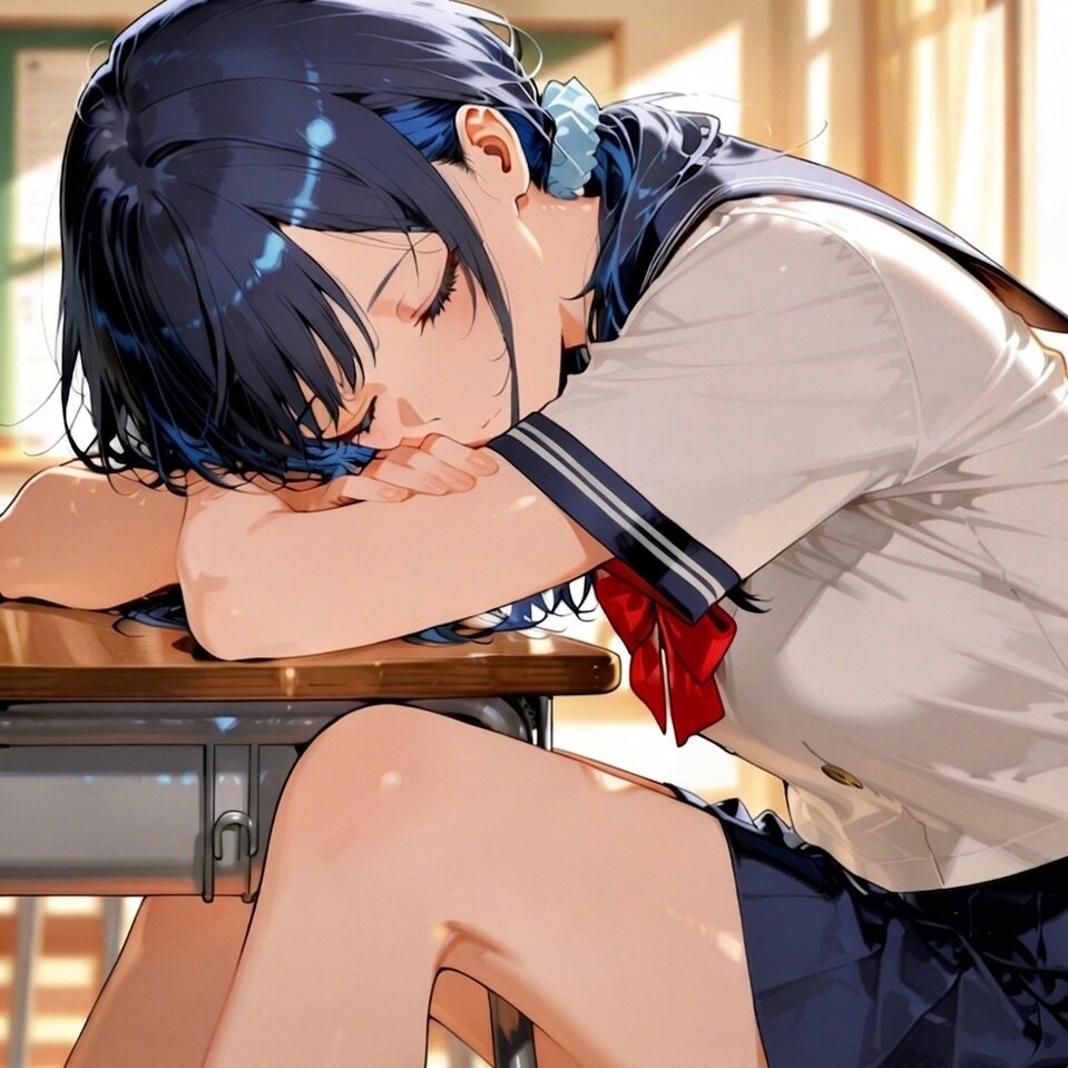 居眠りする七瀬　107 | の人気AIイラスト・グラビア