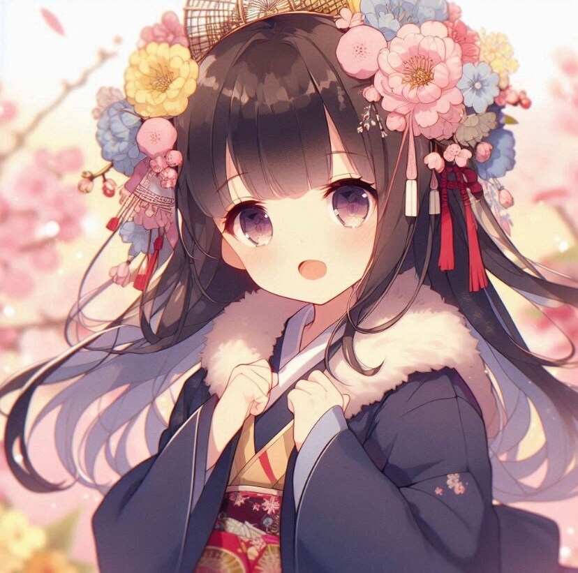 花の髪飾り💐