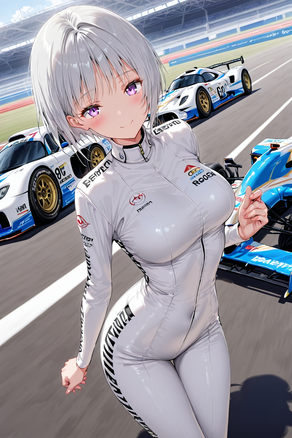 (1293)銀髪ちゃんレーサー