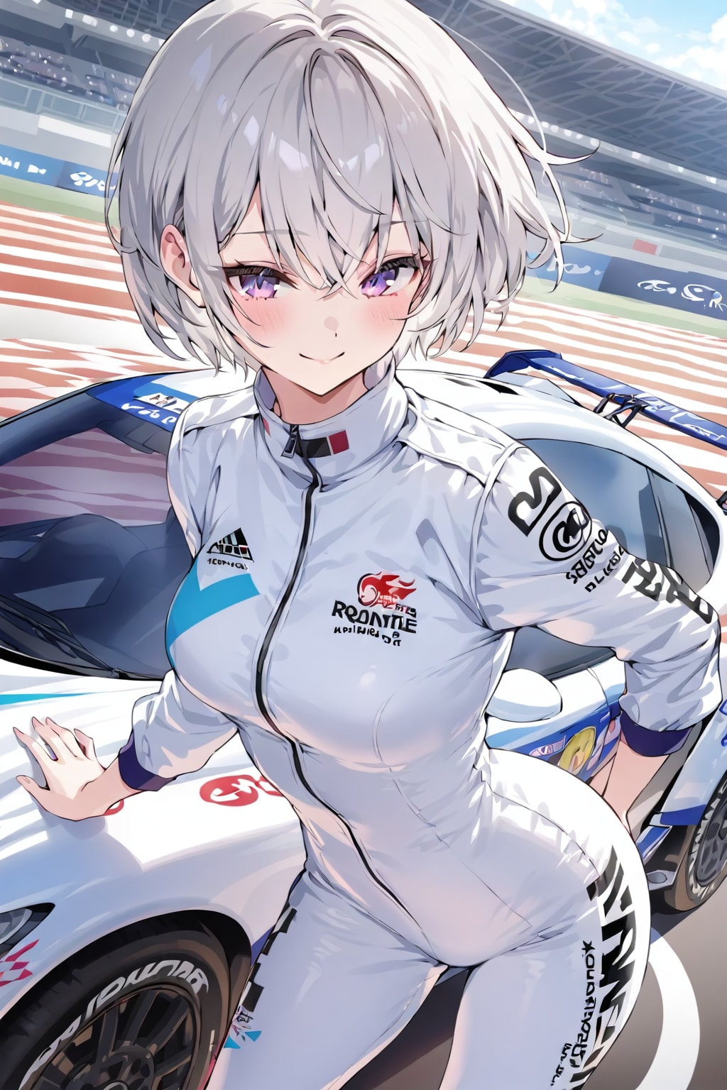 (1293)銀髪ちゃんレーサー