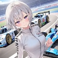 (1293)銀髪ちゃんレーサー 3枚目