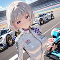 (1293)銀髪ちゃんレーサー 5枚目