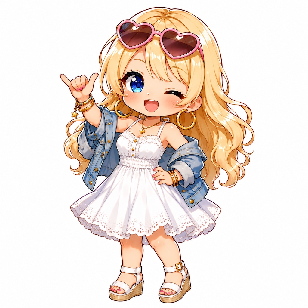 クロエ、昼間の勝負服。