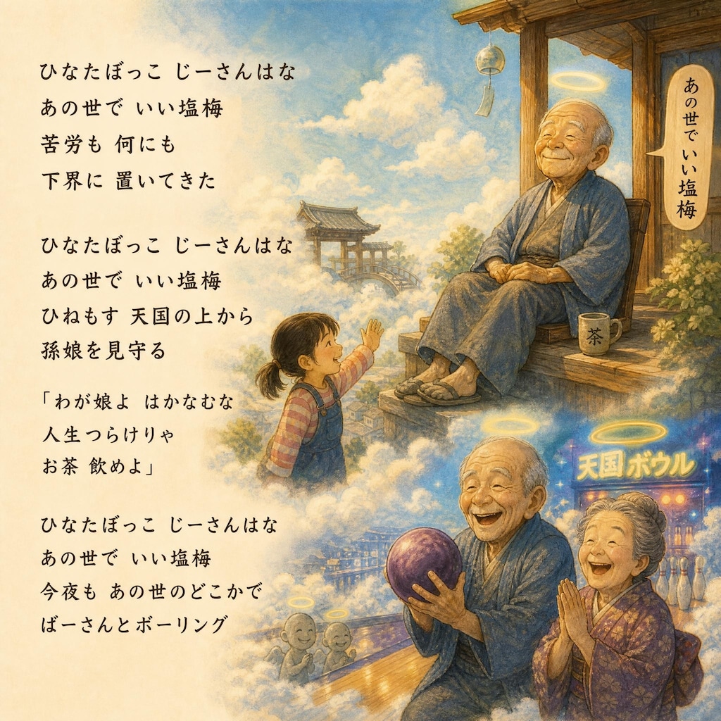 じーさんはいい塩梅