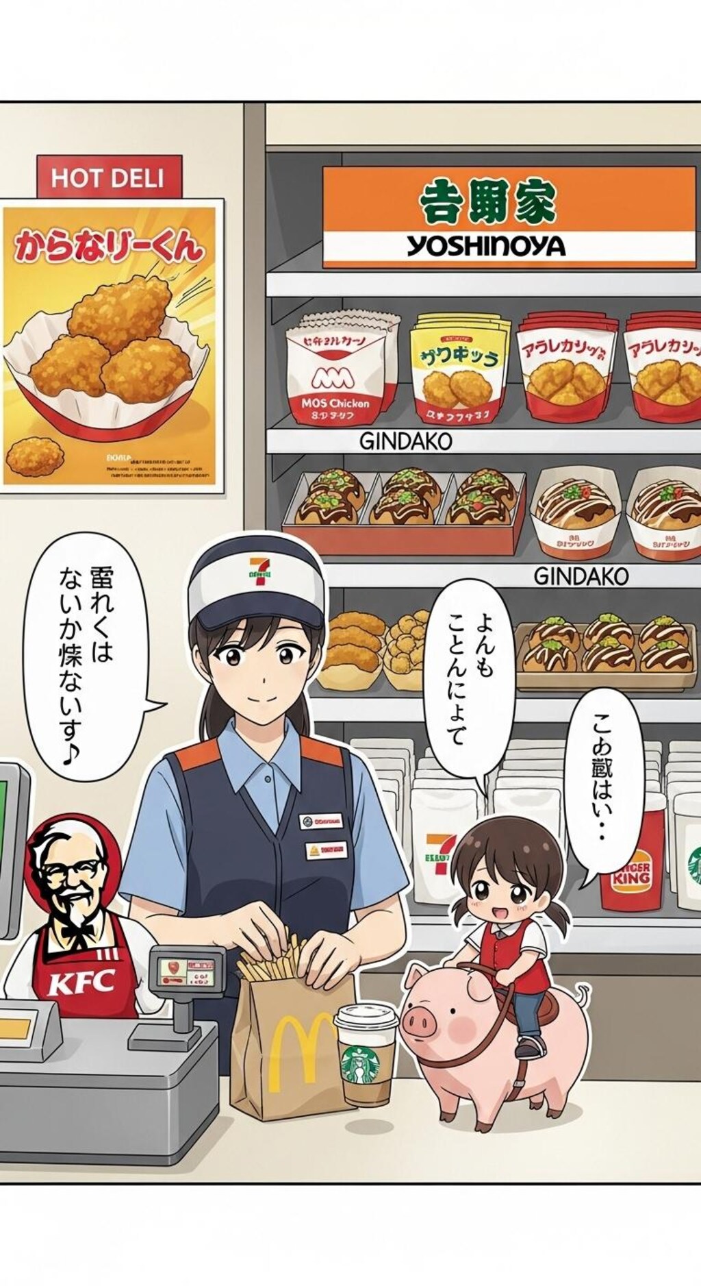 今日はファミチキくださいでいろいろと喋らせてみた