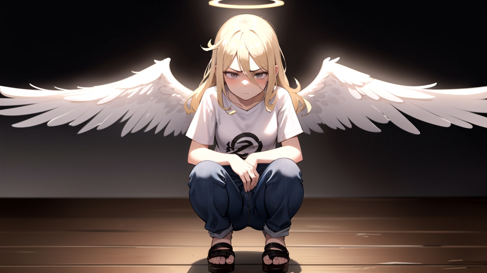 やさぐれ天使だね