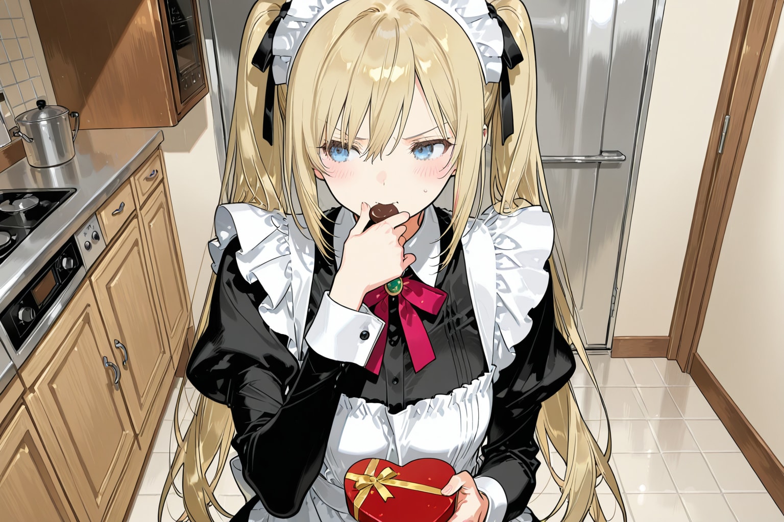 自分で食べるのが余っただけだから勘違いしないでよね | の人気AIイラスト・グラビア