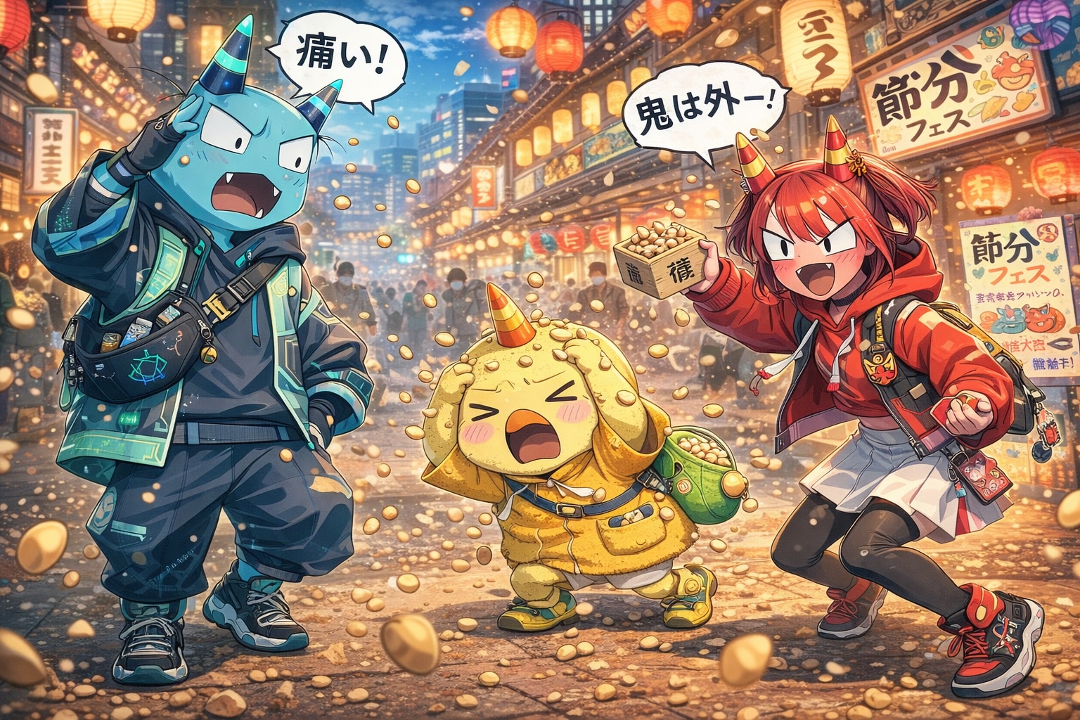 現代風小鬼トリオ | の人気AIイラスト・グラビア