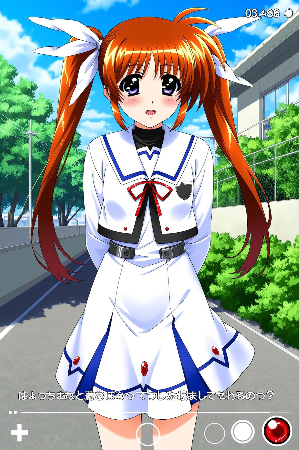 なのは➡　私と付き合ってください‼　お願いします‼・・・これでいいの⁉