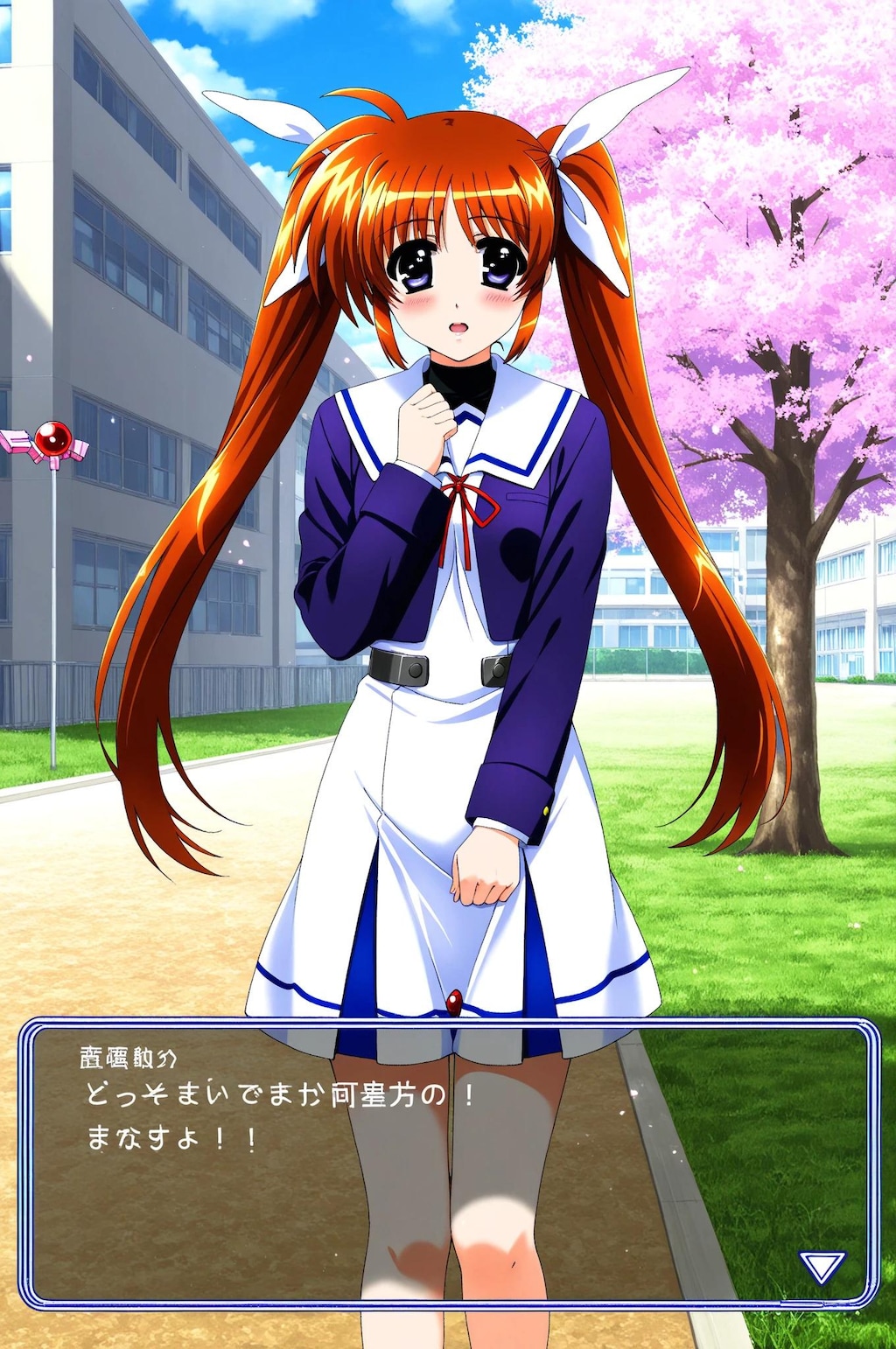 なのは➡　私と付き合ってください‼　お願いします‼・・・これでいいの⁉