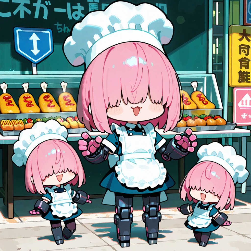 ちびロボシェフ　なんかいろいろ作る