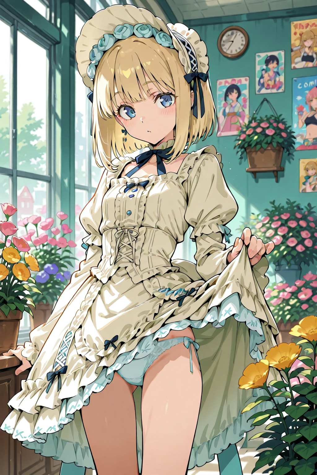 わたくしに似合うお花を見繕ってくださるかしら
