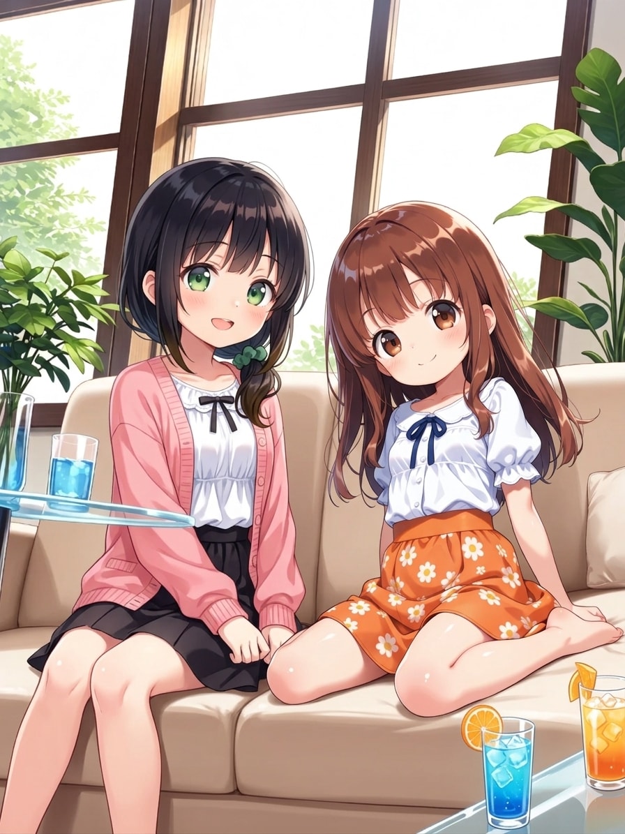 まなかさんとかえでちゃん