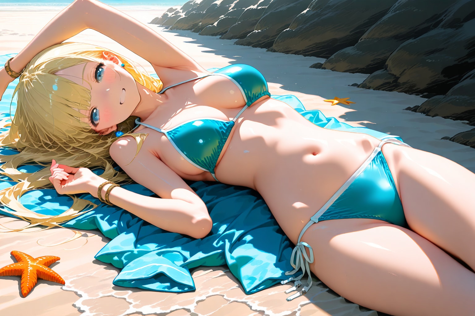ヨコイチの水着少女