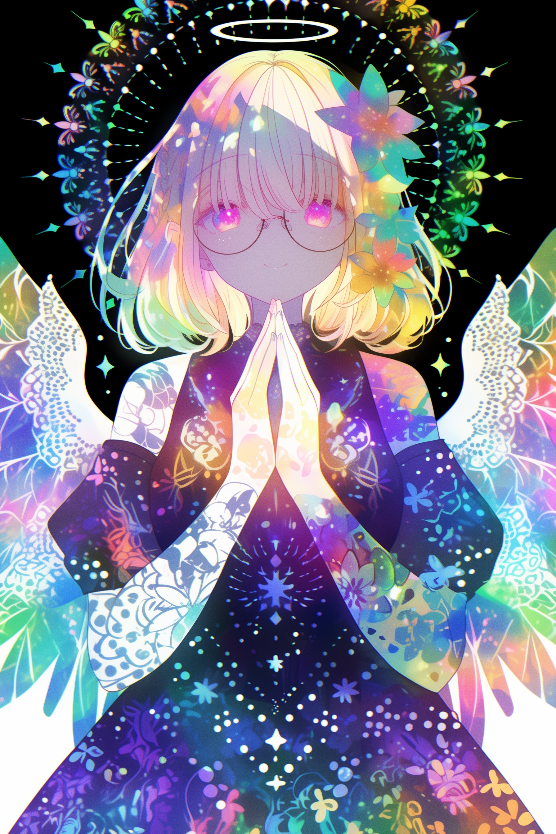ギラきらカラフル天使