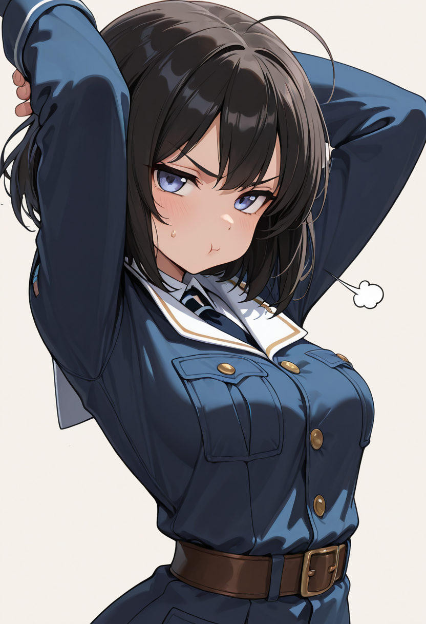 訓練終わりの不機嫌