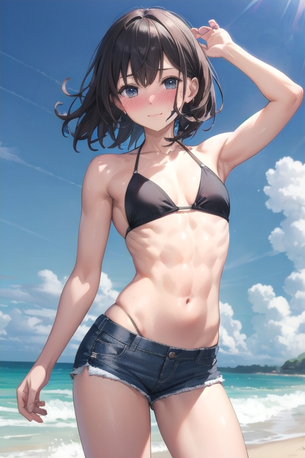 水泳部の鍛えた身体