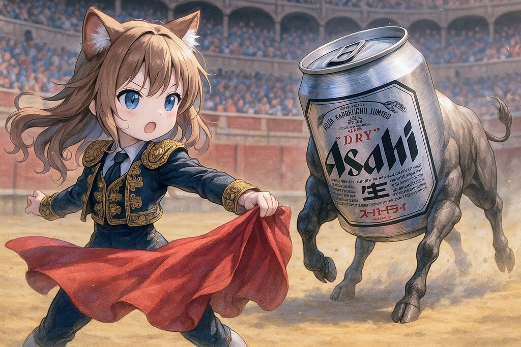 闘ビール士の小さな女の子