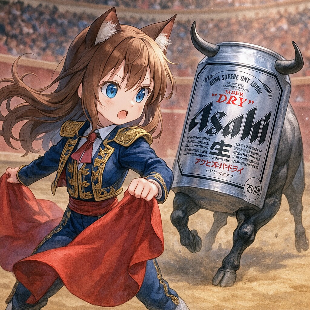 闘ビール士の小さな女の子