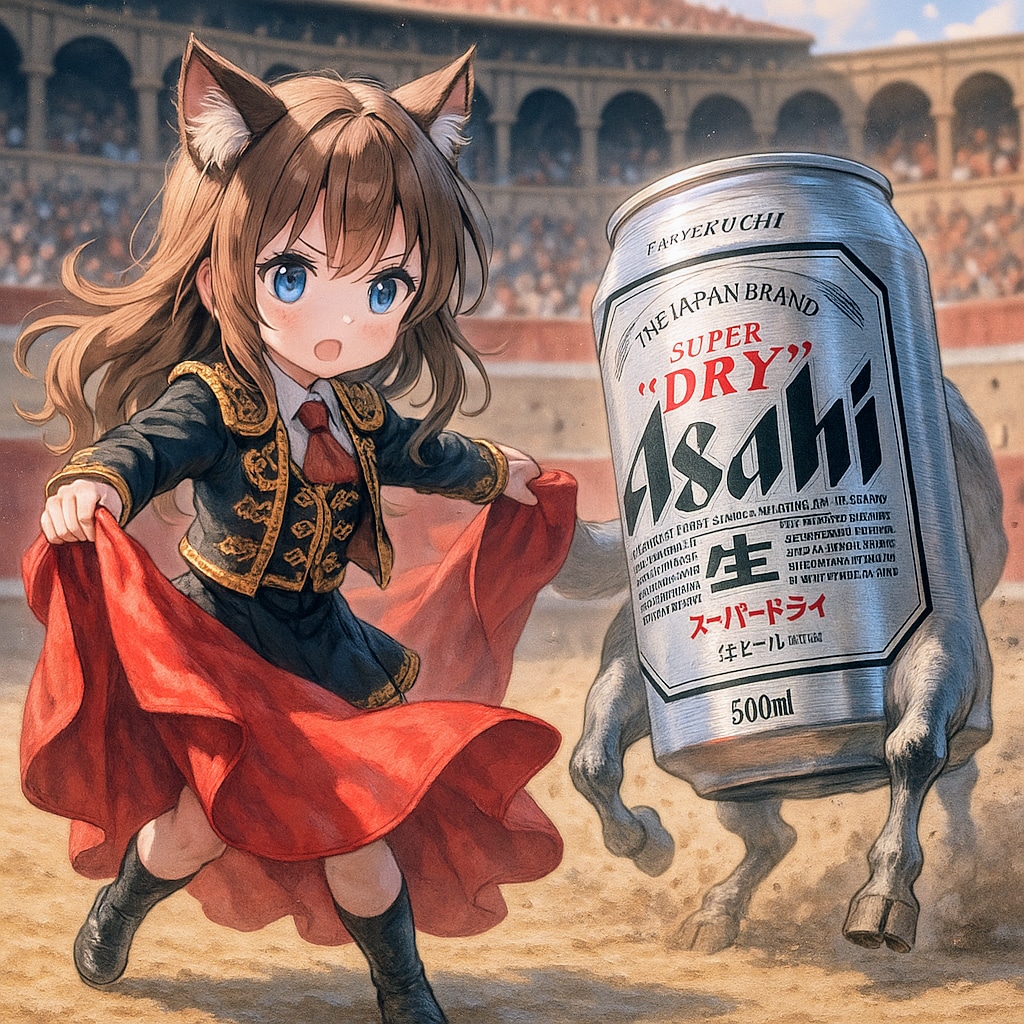 闘ビール士の小さな女の子