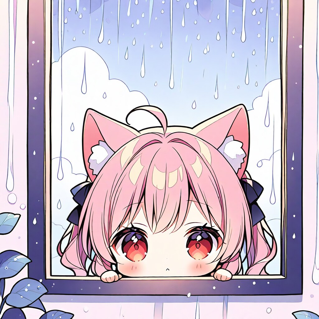 外は雨模様、お部屋は晴れ模様