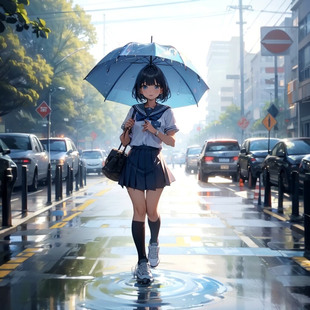 本日も雨 | の人気AIイラスト・グラビア