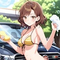 ビキニ洗車 4枚目
