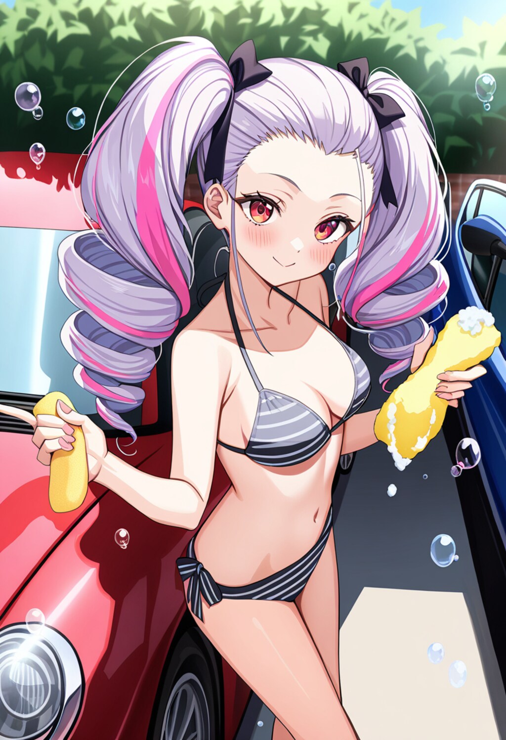 ビキニ洗車