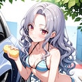 ビキニ洗車 7枚目