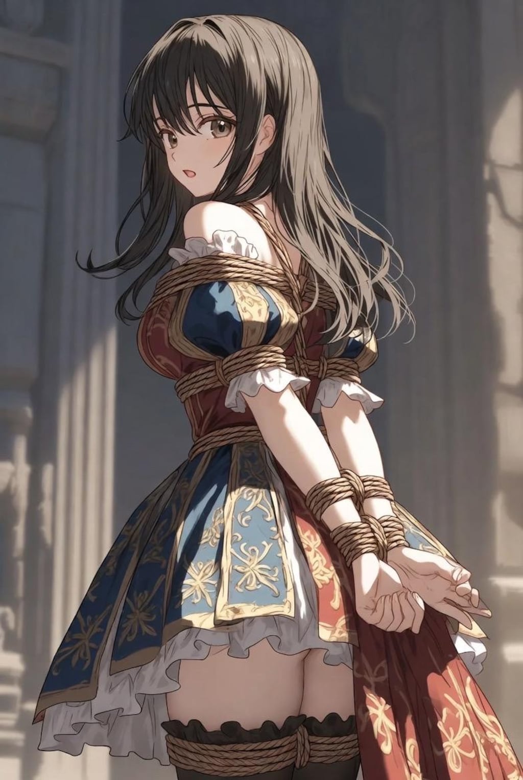 王女の屈辱の玉座