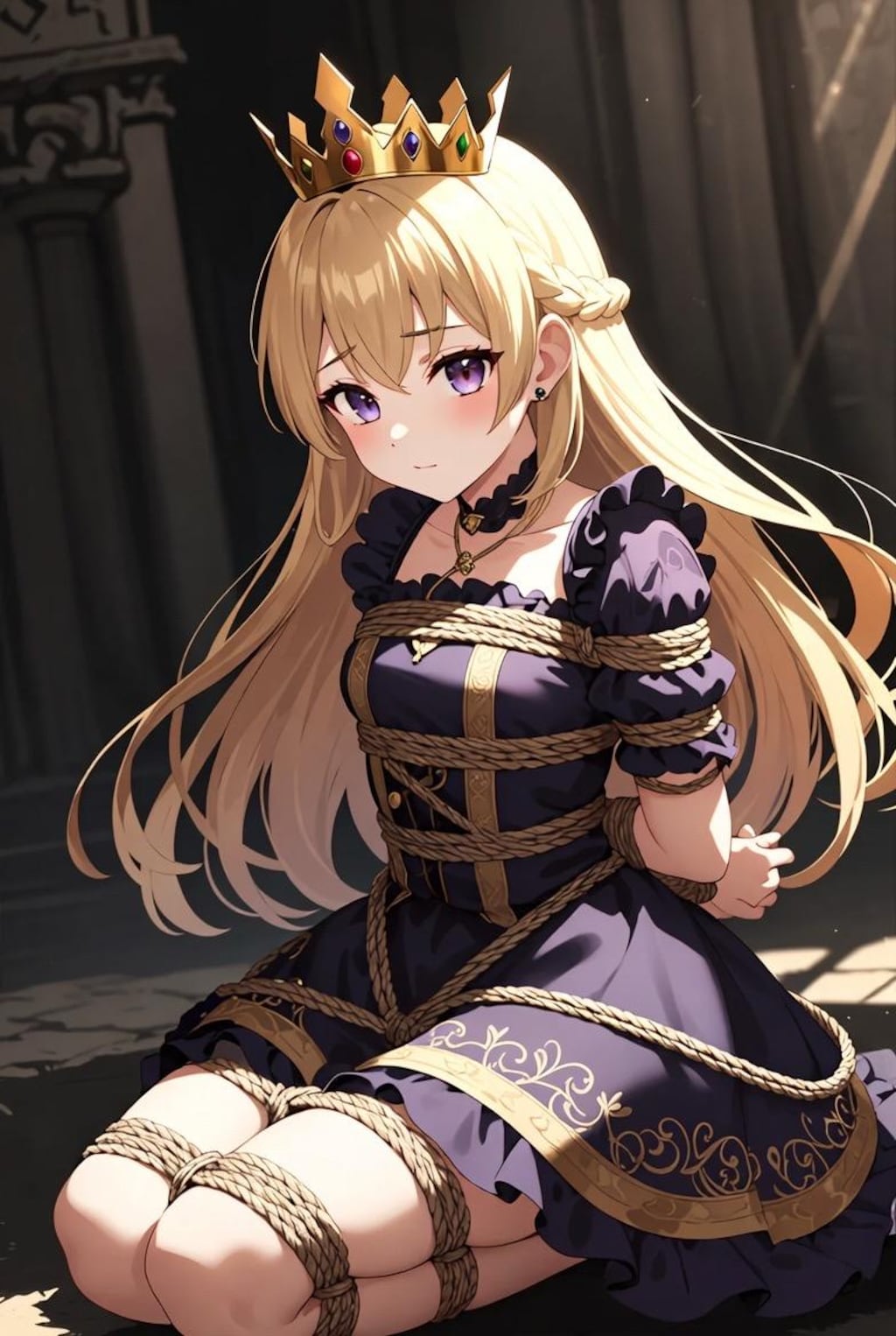 王女の屈辱の玉座