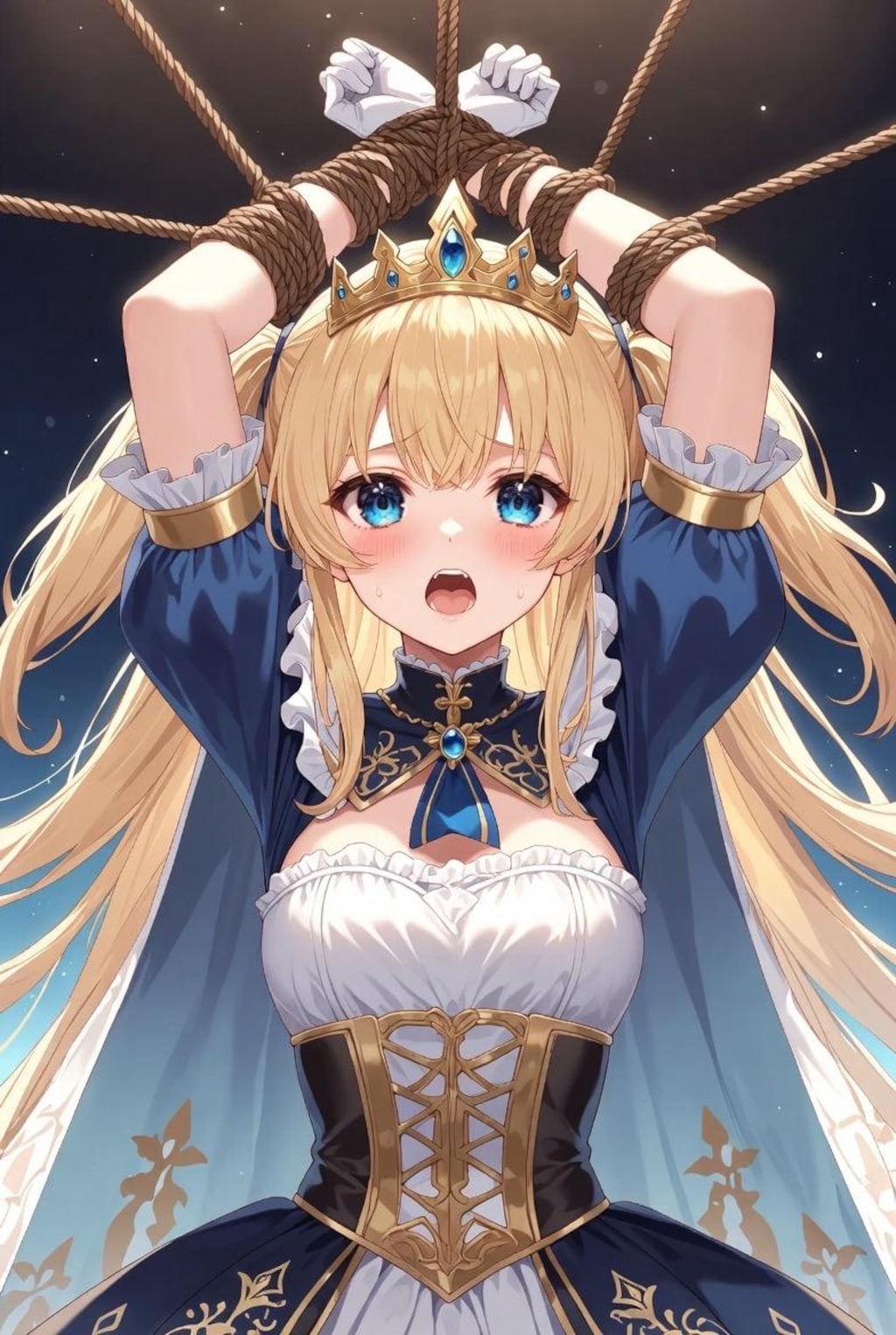 王女の屈辱の玉座