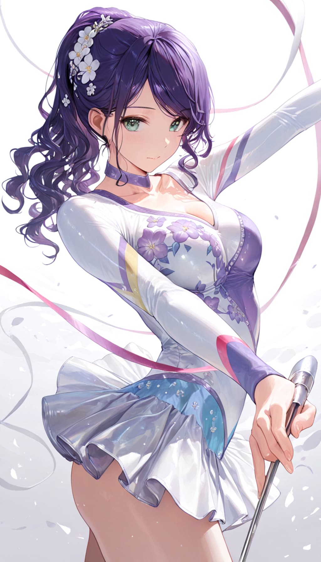 新体操地区大会！豪放磊落な謎の少女さん