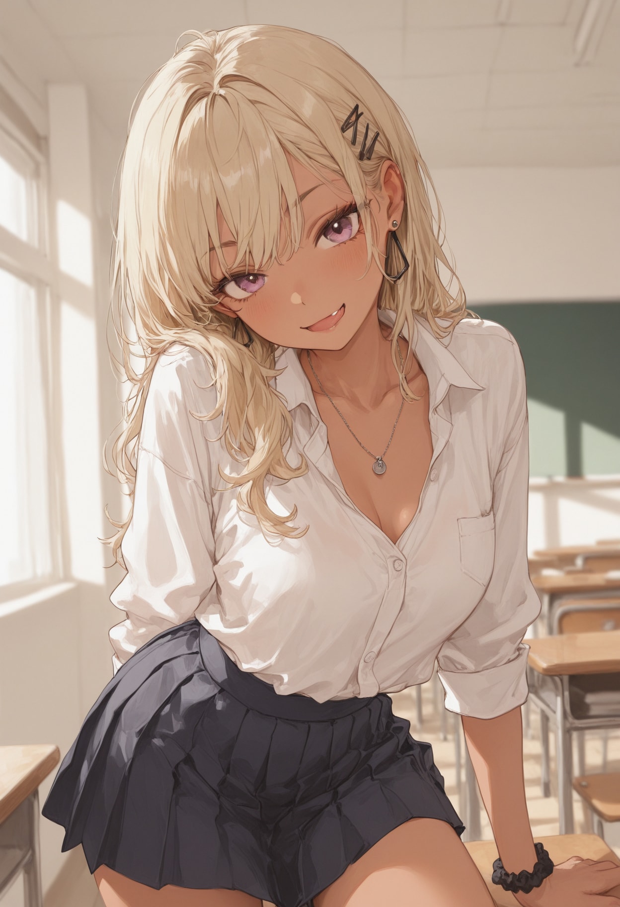 制服ギャルの放課後 | の人気AIイラスト・グラビア