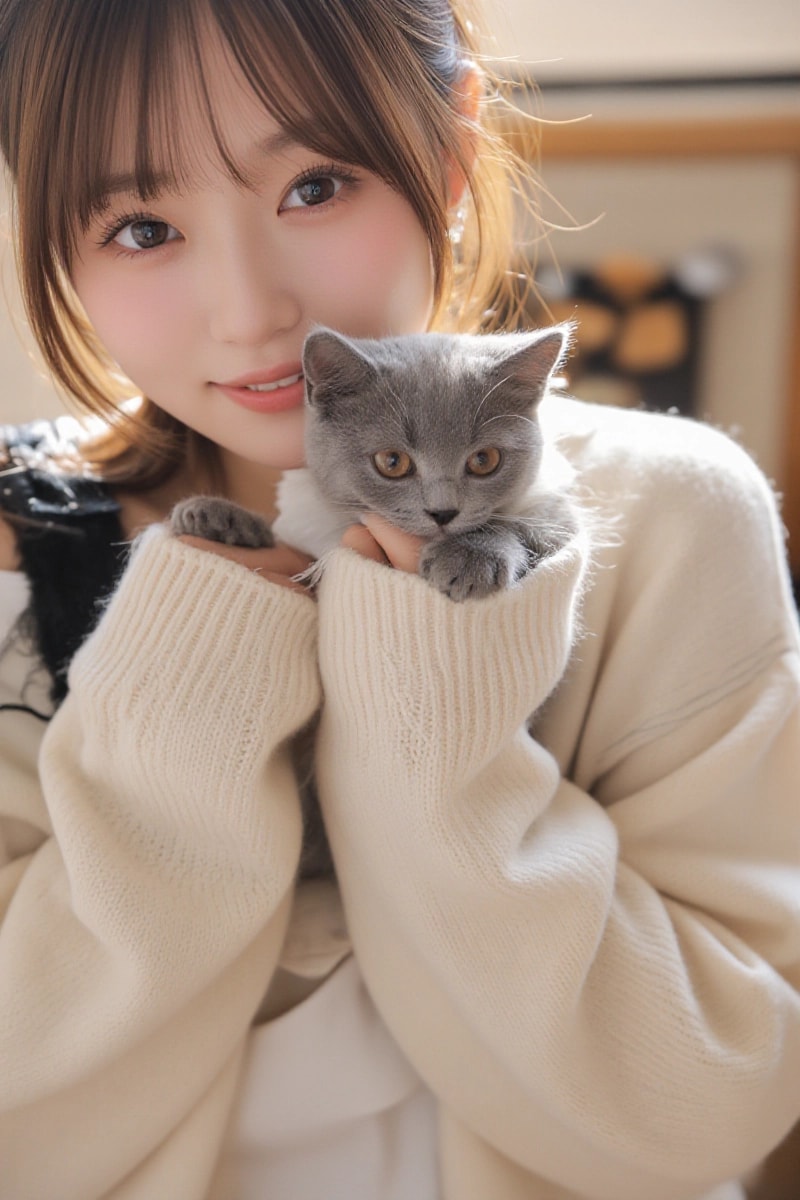 子猫 | の人気AIイラスト・グラビア