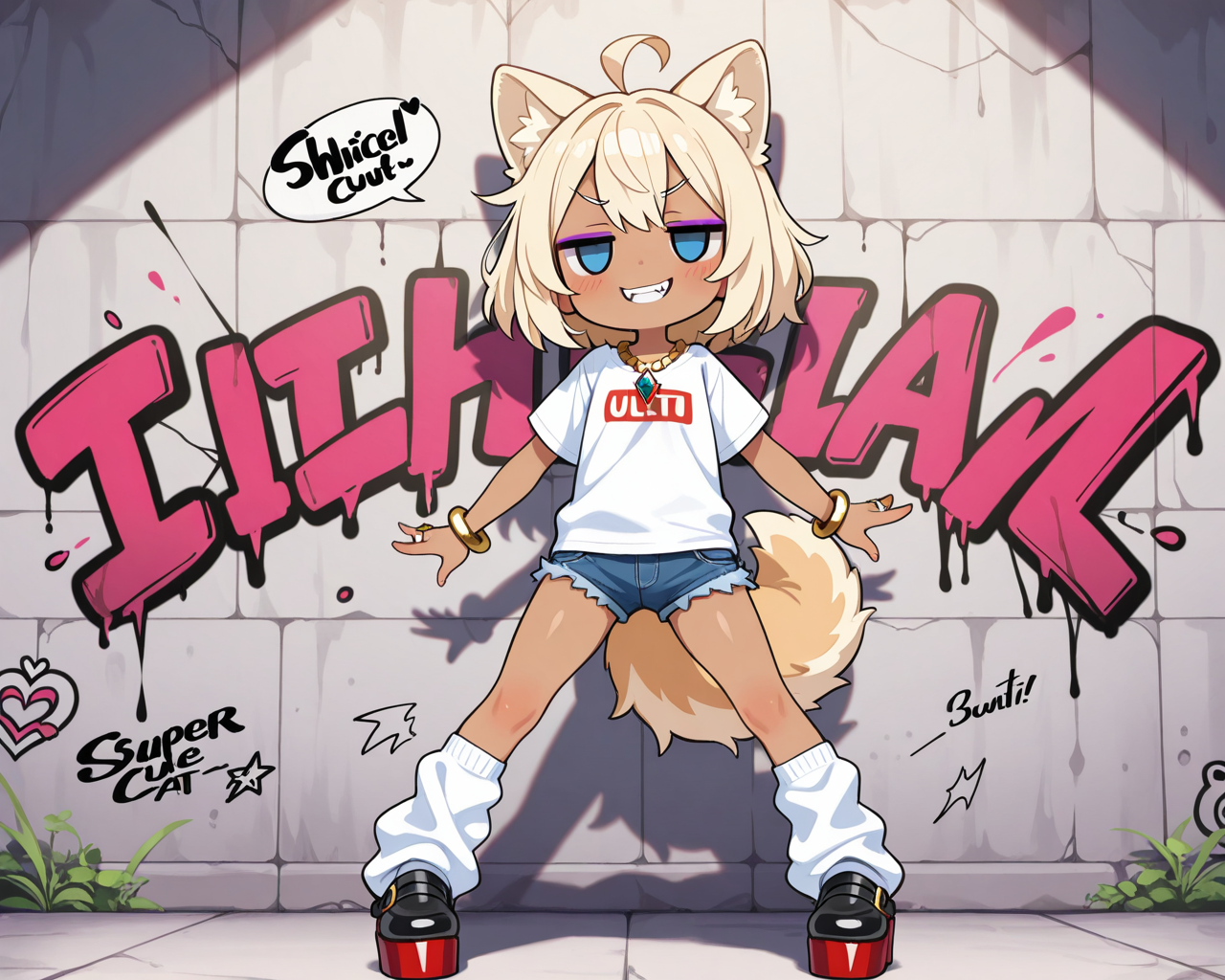 ギャル×ケモミミ | の人気AIイラスト・グラビア