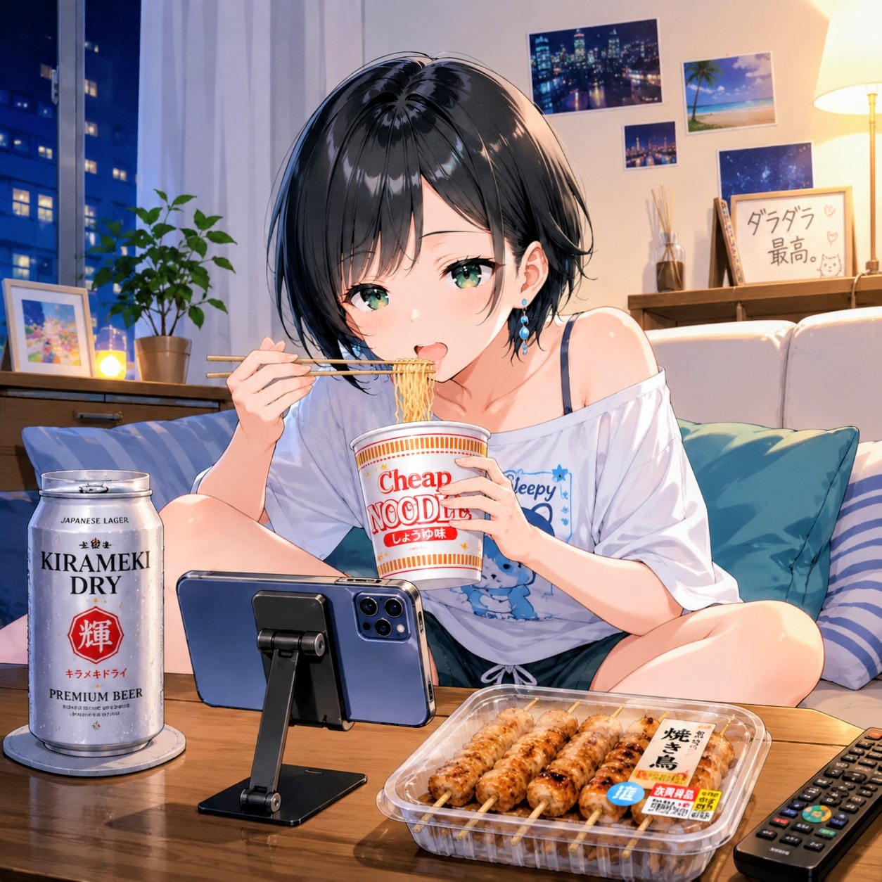 夜の藍音ちゃん