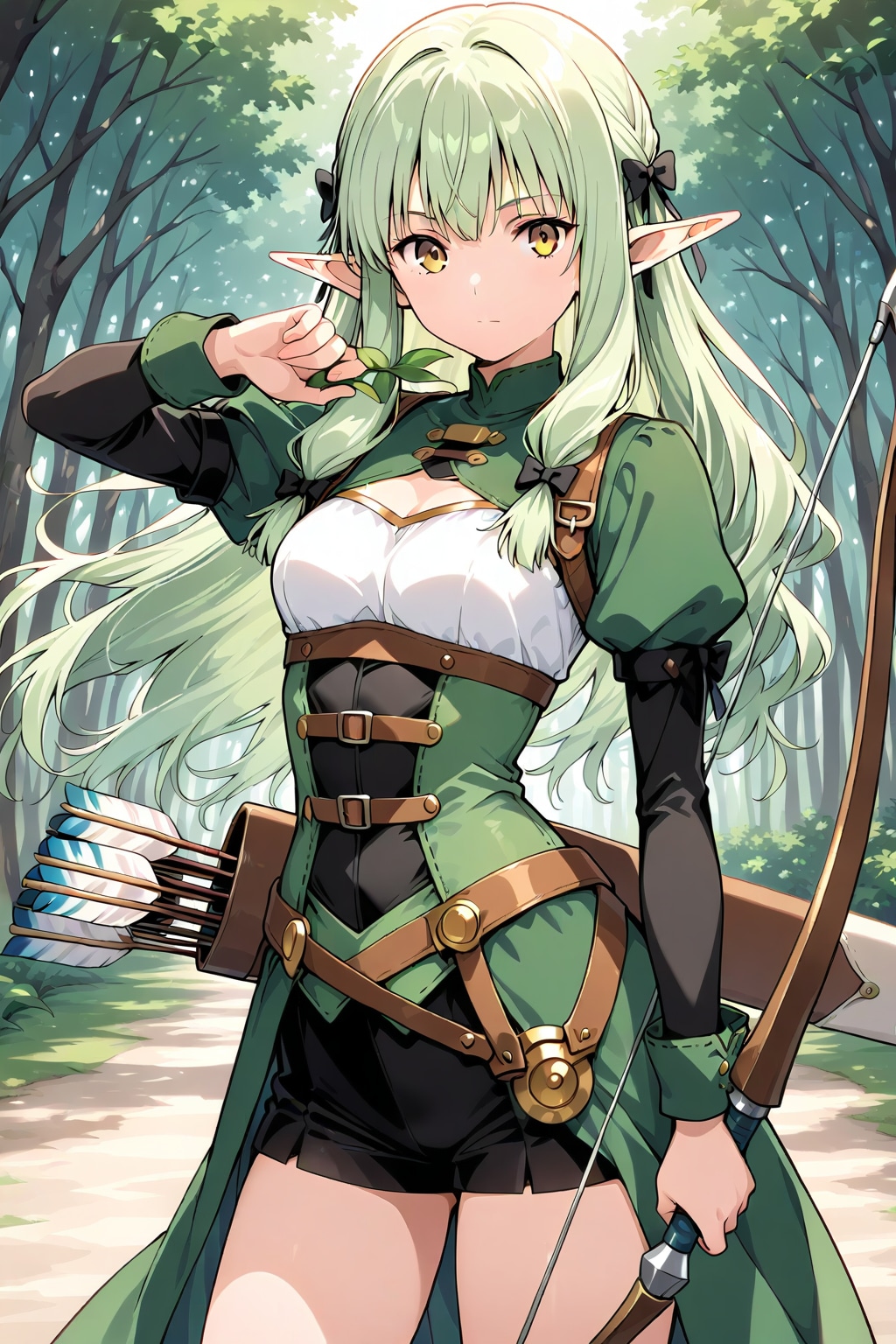 美少女エルフアーチャー