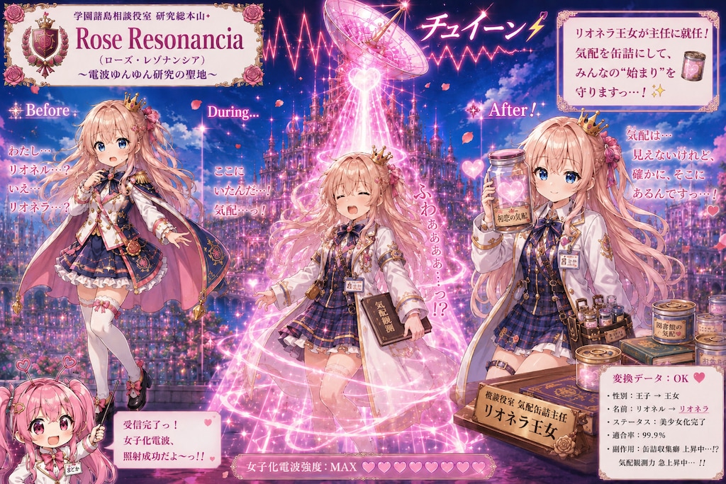 相談役室気配缶詰主任 リオネラ・ローズランディア王女（TS）