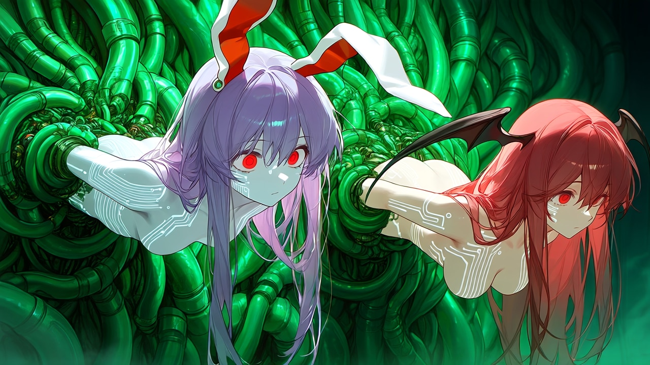 うどんげと小悪魔の生体ユニット（基板の模様版）